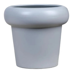 Macetero Maceta Estilo Escandinavo Acabado Moderno Gris - Fliperex