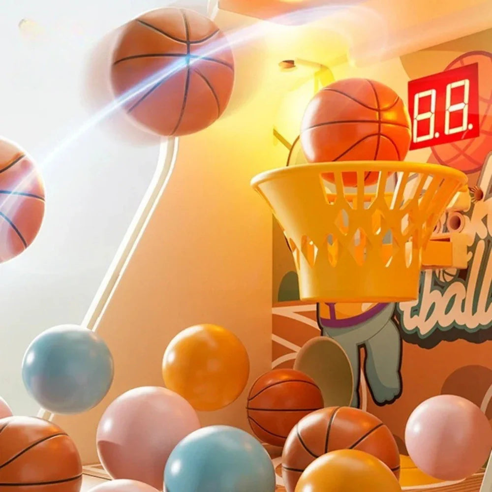Maquina Arcade Infantil Mini Juego Baloncesto Con Fichas