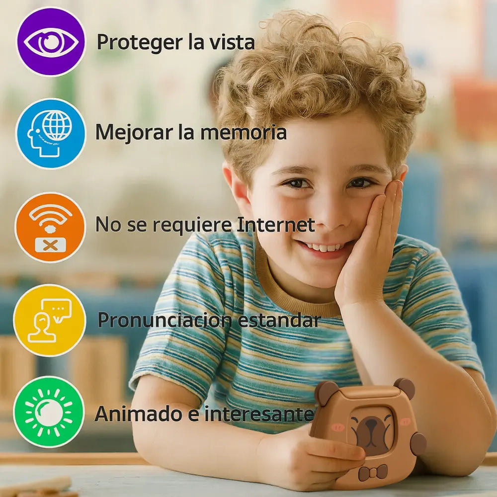 Maquina Tarjetas Didacticas de Aprendizaje Español Ingles