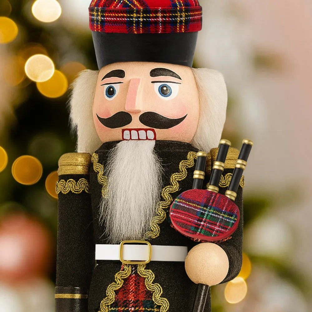 Muñeco Cascanueces Madera 30 Cm Adorno Navideño Decorativo