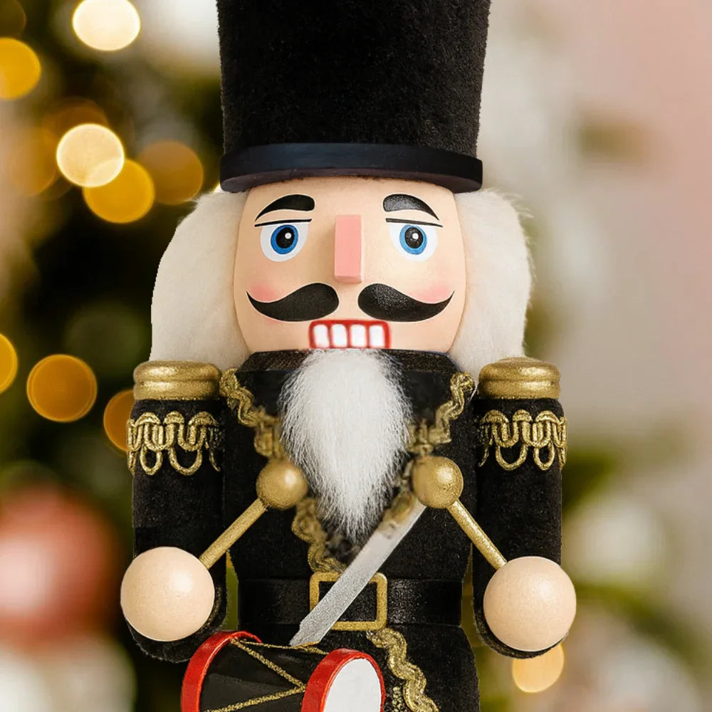 Muñeco Cascanueces Madera 30 Cm Adorno Navideño Decorativo