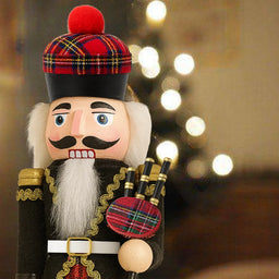 Muñeco Cascanueces Madera 30 Cm Adorno Navideño Decorativo