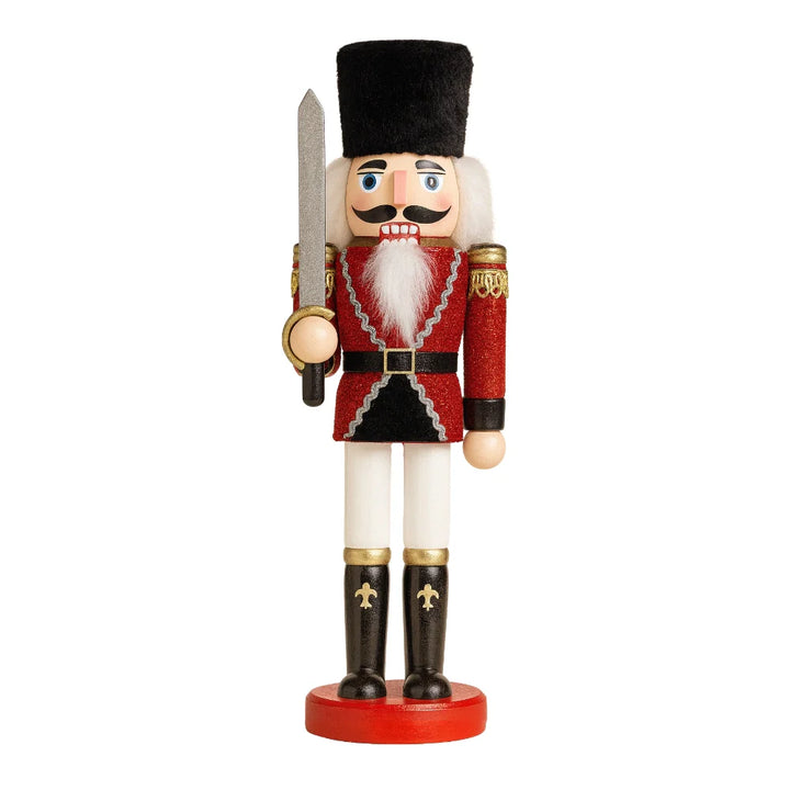 Muñeco Cascanueces Madera 30 Cm Adorno Navideño Decorativo - vista 2