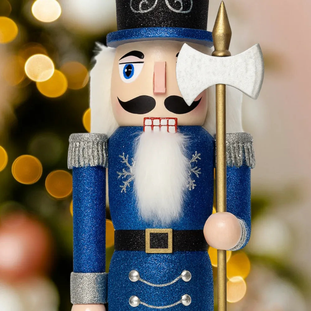 Muñeco Cascanueces Madera 40 Cm Adorno Navideño Decorativo