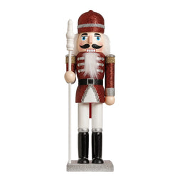 Muñeco Cascanueces Madera 40 Cm Adorno Navideño Decorativo