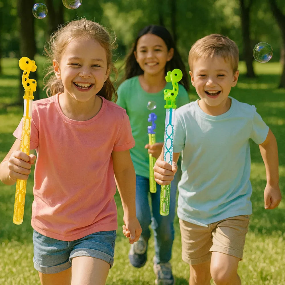 Pack 12 Lanza Burbujas Juguete Infantil Para Niño Cumpleaños