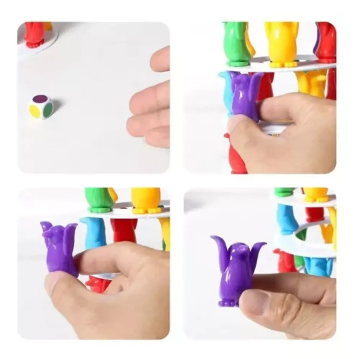 Penguin Tower Collapse Juego De Equilibrio Juego De Mesa