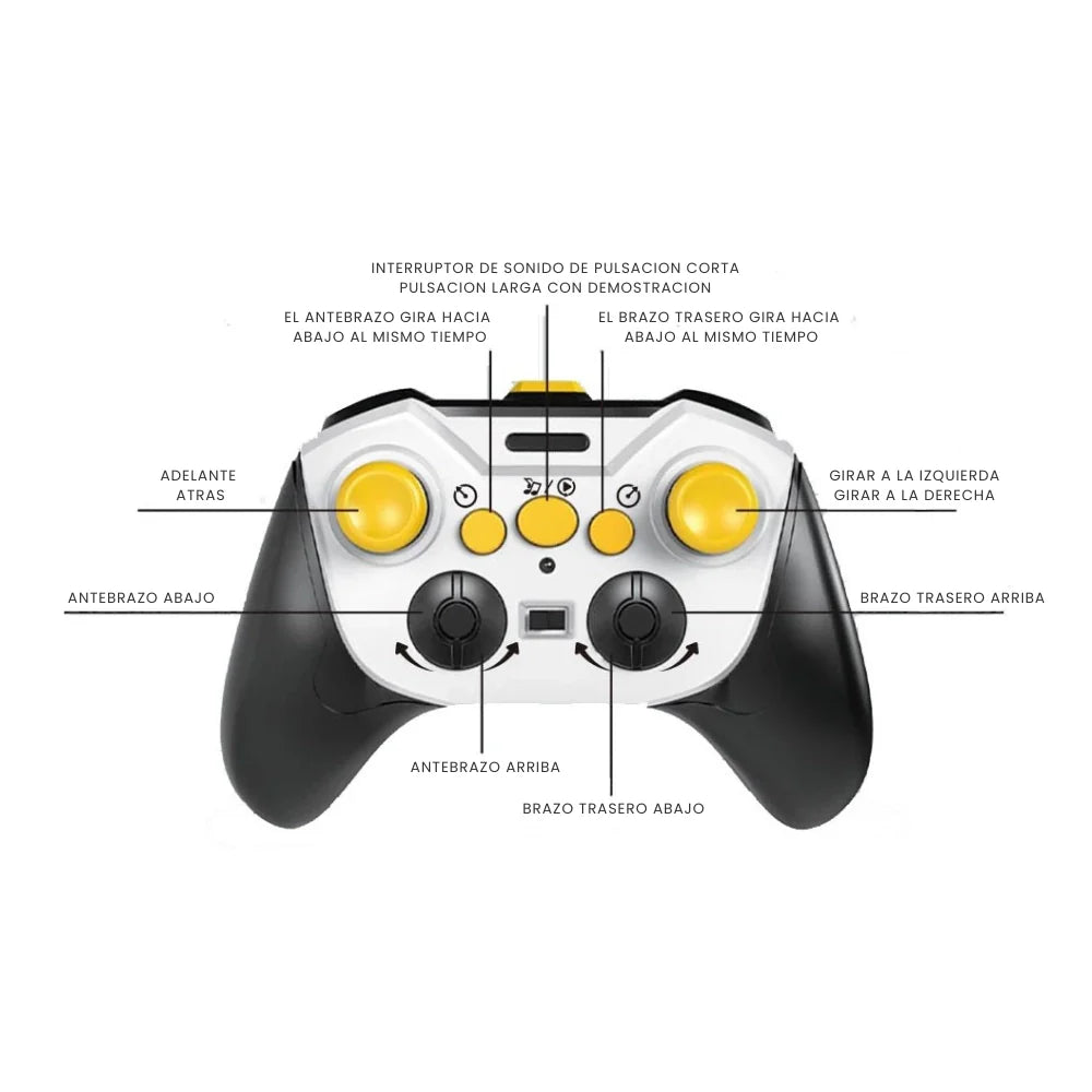 Perro Robot a Control Remoto RC Juguete Con Luces Y Sonido