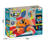 Pista De Carreras Flexible Armable Con Auto Juguete Infantil