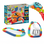Pista De Carreras Flexible Armable Con Auto Juguete Infantil