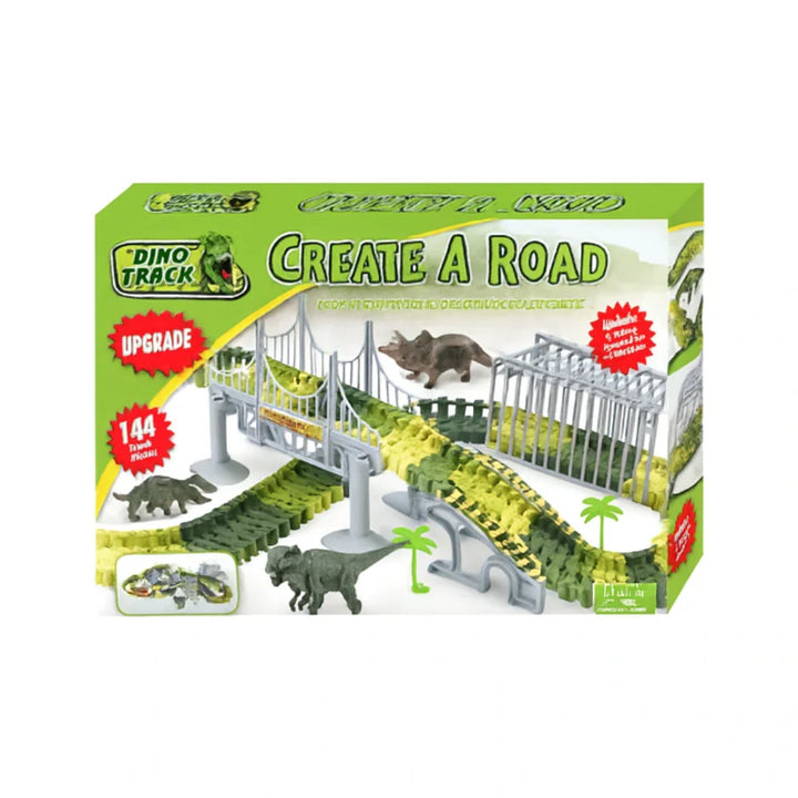 Pista de Carreras Juguete de Dinosaurios Infantil 144 Piezas - vista 2