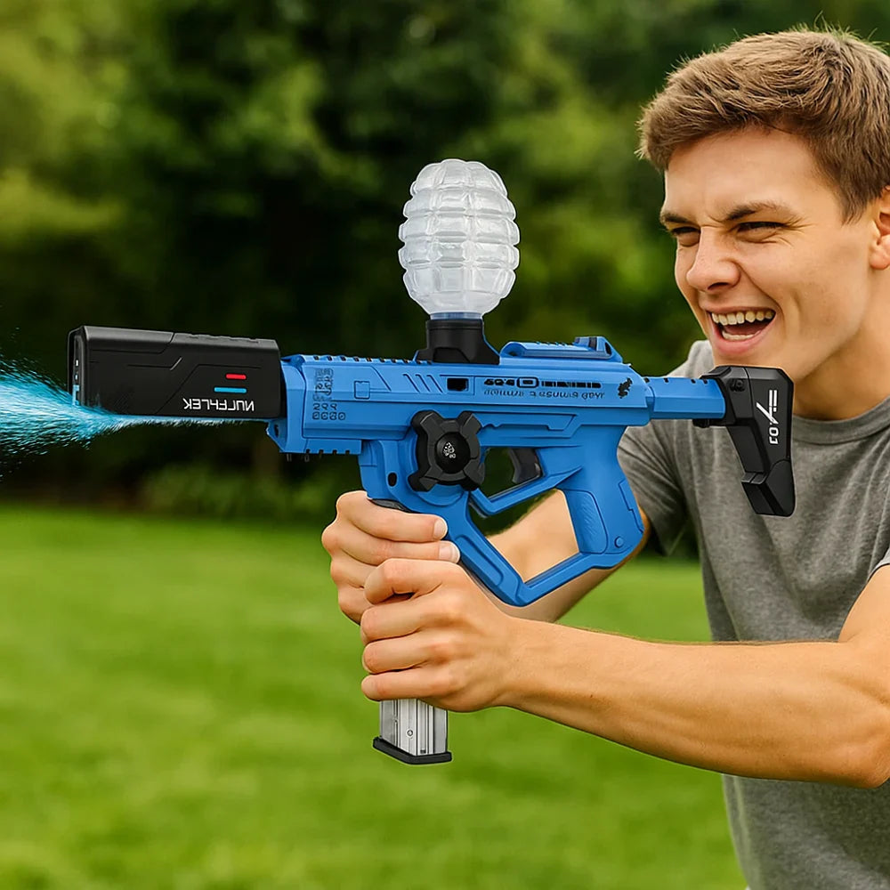 Pistola de Agua Electrica 3 En 1 Vapor Balines Hidrogel