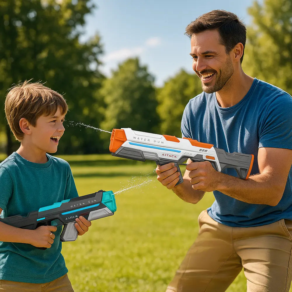 Pistola de Agua Electrica Automatica Alta Presion Recargable
