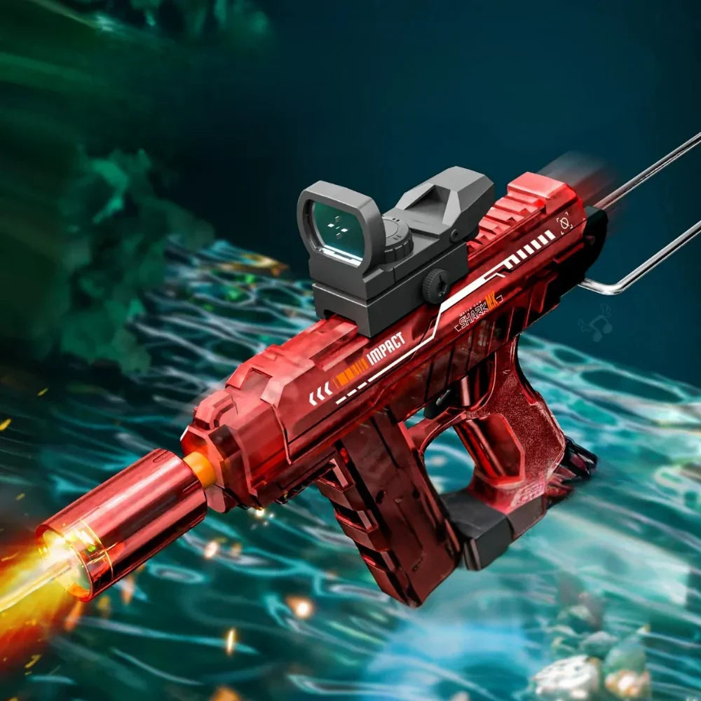 Pistola de Agua Uzi Electrica Automatica Alta Potencia