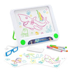 Pizarra Magica 3D Infantil Para Dibujar Con Efecto Luces