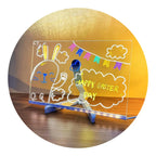 Pizarra Magica Luz Led Acrilica Transparente Para Dibujo