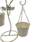 Porta Macetero Pedestal Colgante Beige Vintage Maceta Planta