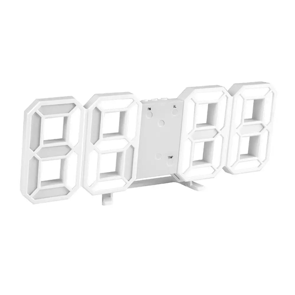 Reloj Despertador Digital Led 3d De Escritorio O Muro - Fliperex