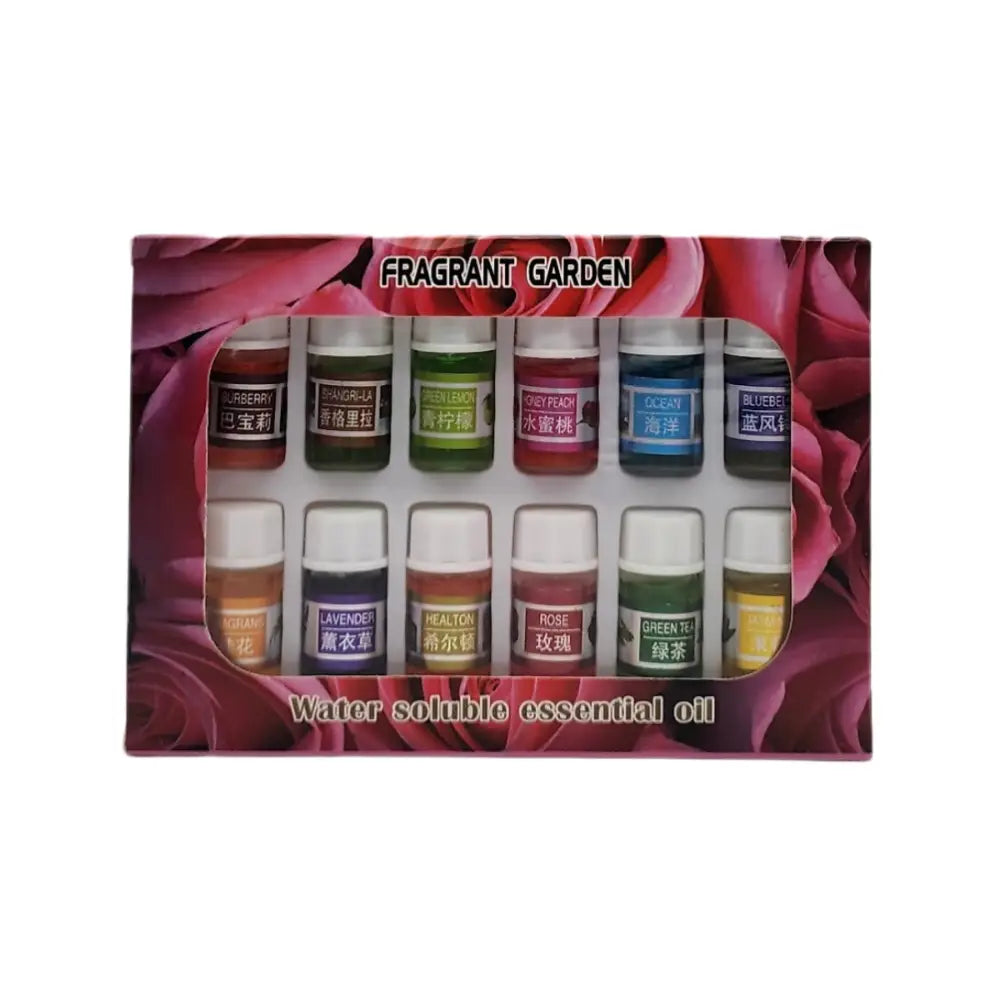 Set 12 Aceites Esencias Para Humidificadores Aromas - Fliperex