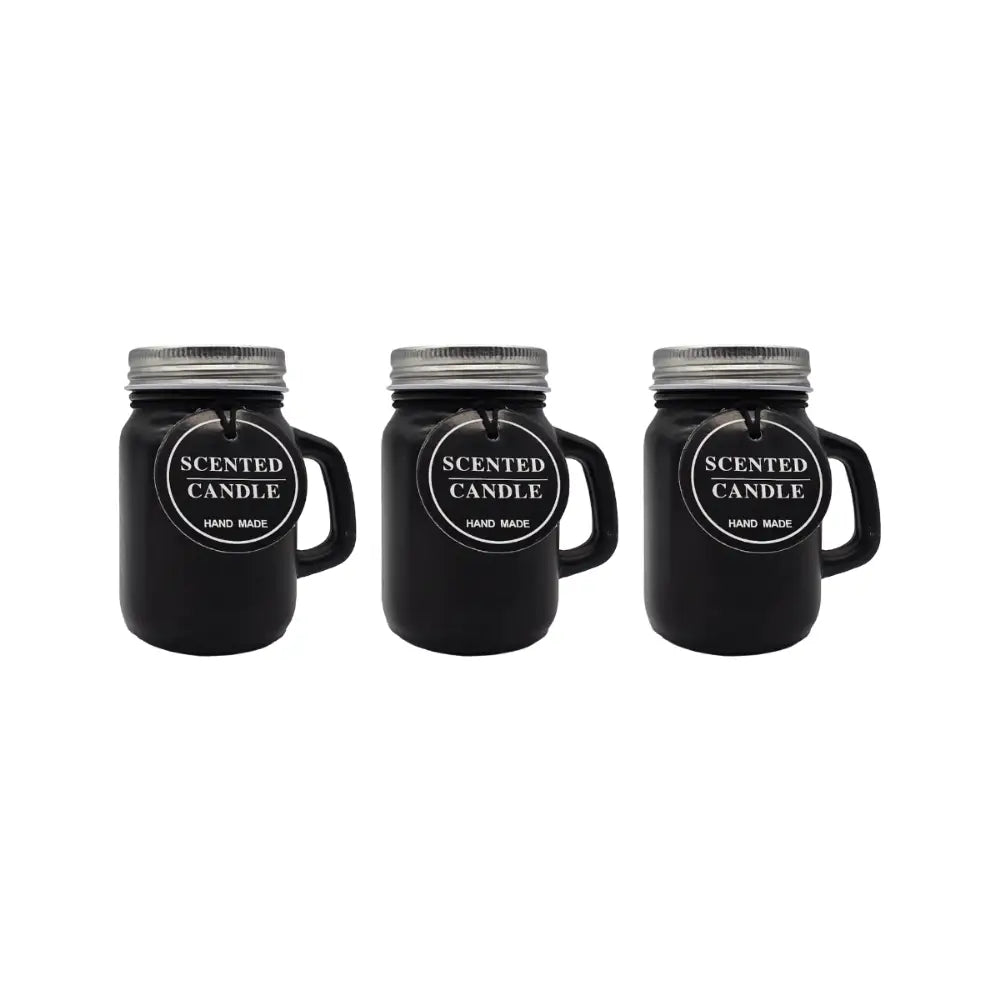 Set 3 Velas Aromatica Elegantes Taza Fragancia Duradera Deco - Fliperex