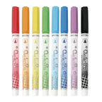 Set 8 Lapices Doble Linea Marcadores Out Line Pen Metalizado - Fliperex