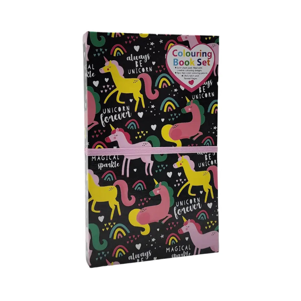 Set De Arte Para Niños Lapices Dibujos y Pizarra Colorear - Fliperex