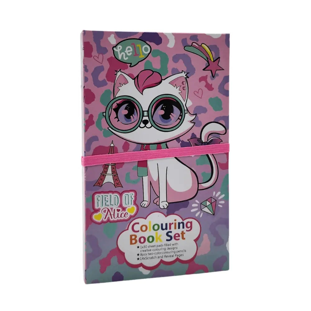 Set De Arte Para Niños Lapices Dibujos y Pizarra Colorear - Fliperex