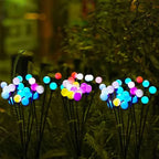 Set 2 Luces Solares Exterior Jardin Estaca Decorativa Led
