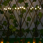 Set 2 Luces Solares Exterior Jardin Estaca Decorativa Led