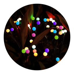 Set 2 Luces Solares Exterior Jardin Estaca Decorativa Led