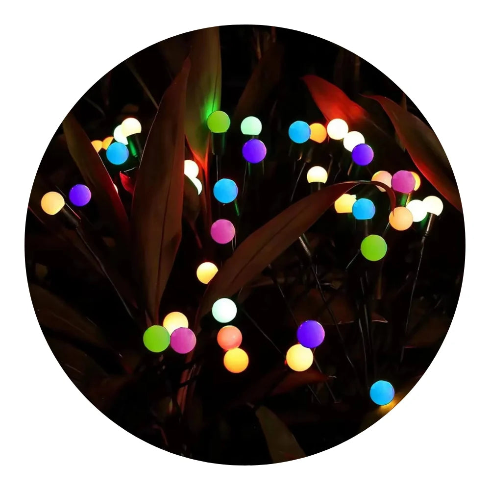 Set 2 Luces Solares Exterior Jardin Estaca Decorativa Led