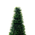 Set 2 Pinos Navidad Verdes Nieve Adorno Navideño 50 Cm