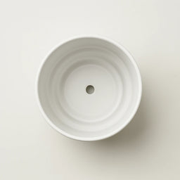 Set 3 Maceteros Maceta De Ceramica Blanco Con Lineas