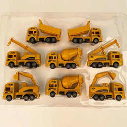 Set 8 Camiones De Construccion Juguete Para Niños Vehiculos
