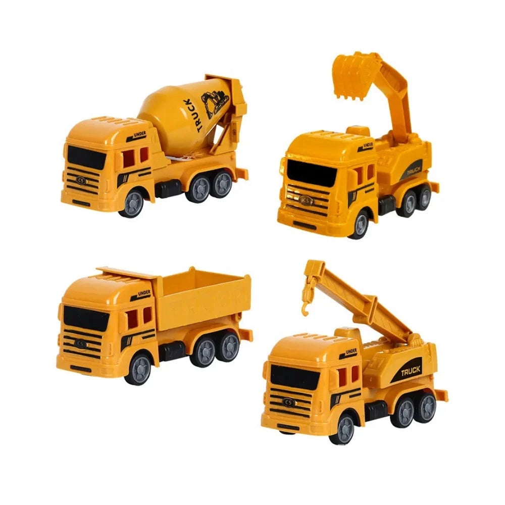 Set 8 Camiones De Construccion Juguete Para Niños Vehiculos
