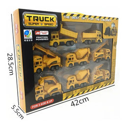 Set 8 Camiones De Construccion Juguete Para Niños Vehiculos