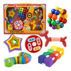 Set De 6 Juguetes Sensoriales Educativos Antiestrés Niños