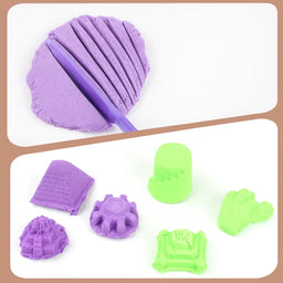 Set De Arena Magica Con Accesorios Y Moldes Animales De Mar