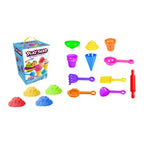 Set De Arena Magica Infantil Con Accesorios y Moldes Variado