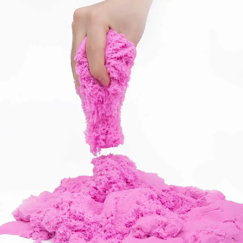 Set De Arena Magica Infantil Con Accesorios y Moldes Variado