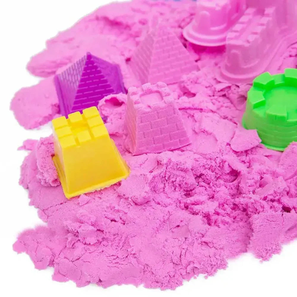 Set De Arena Magica Infantil Con Accesorios y Moldes Variado