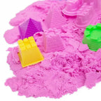 Set De Arena Magica Infantil Con Accesorios y Moldes Variado