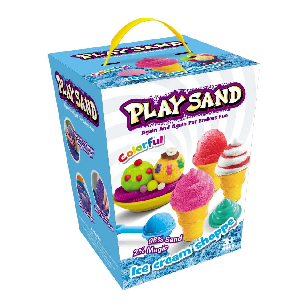 Set De Arena Magica Infantil Con Accesorios y Moldes Variado