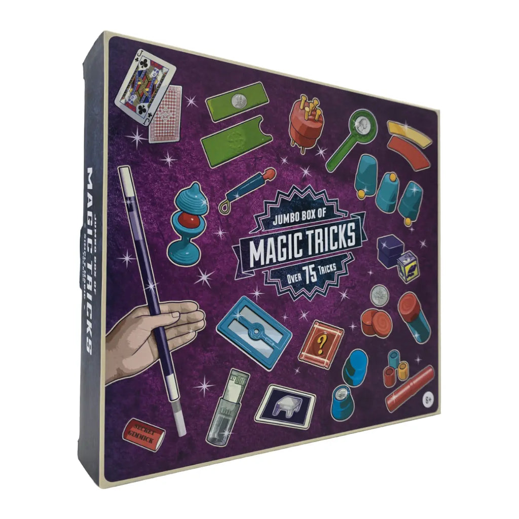 Set Juego De Magia Magic 75 Trucos De Mago Con Varita Niños