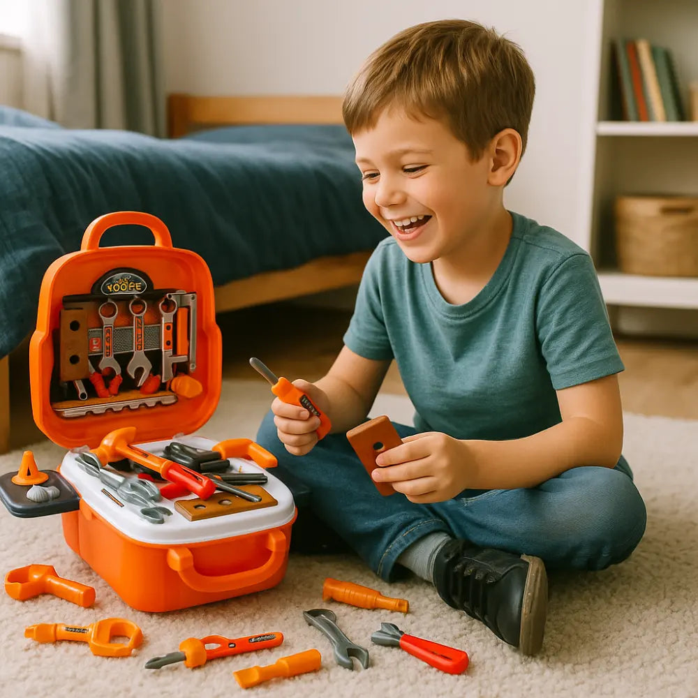 Set Maleta Maletin Infantil Maestro Carpintero Niños Juegos