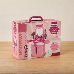 Set Maleta Tocador De Belleza Infantil Con Maquillaje Juguete