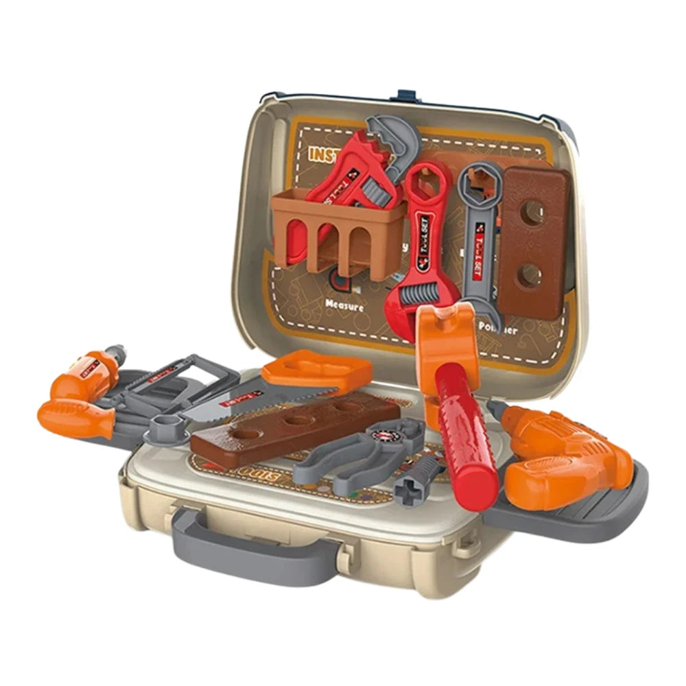 Set Maletin Infantil De Construccion Maleta Herramientas