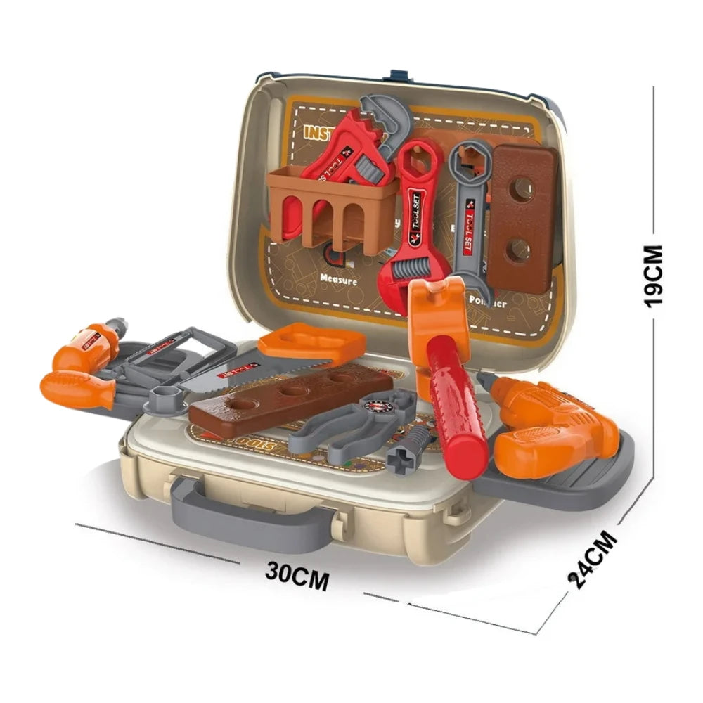 Set Maletin Infantil De Construccion Maleta Herramientas