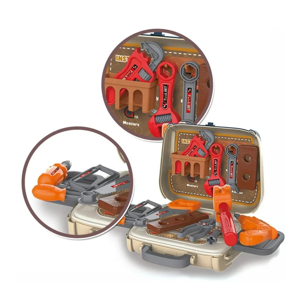 Set Maletin Infantil De Construccion Maleta Herramientas