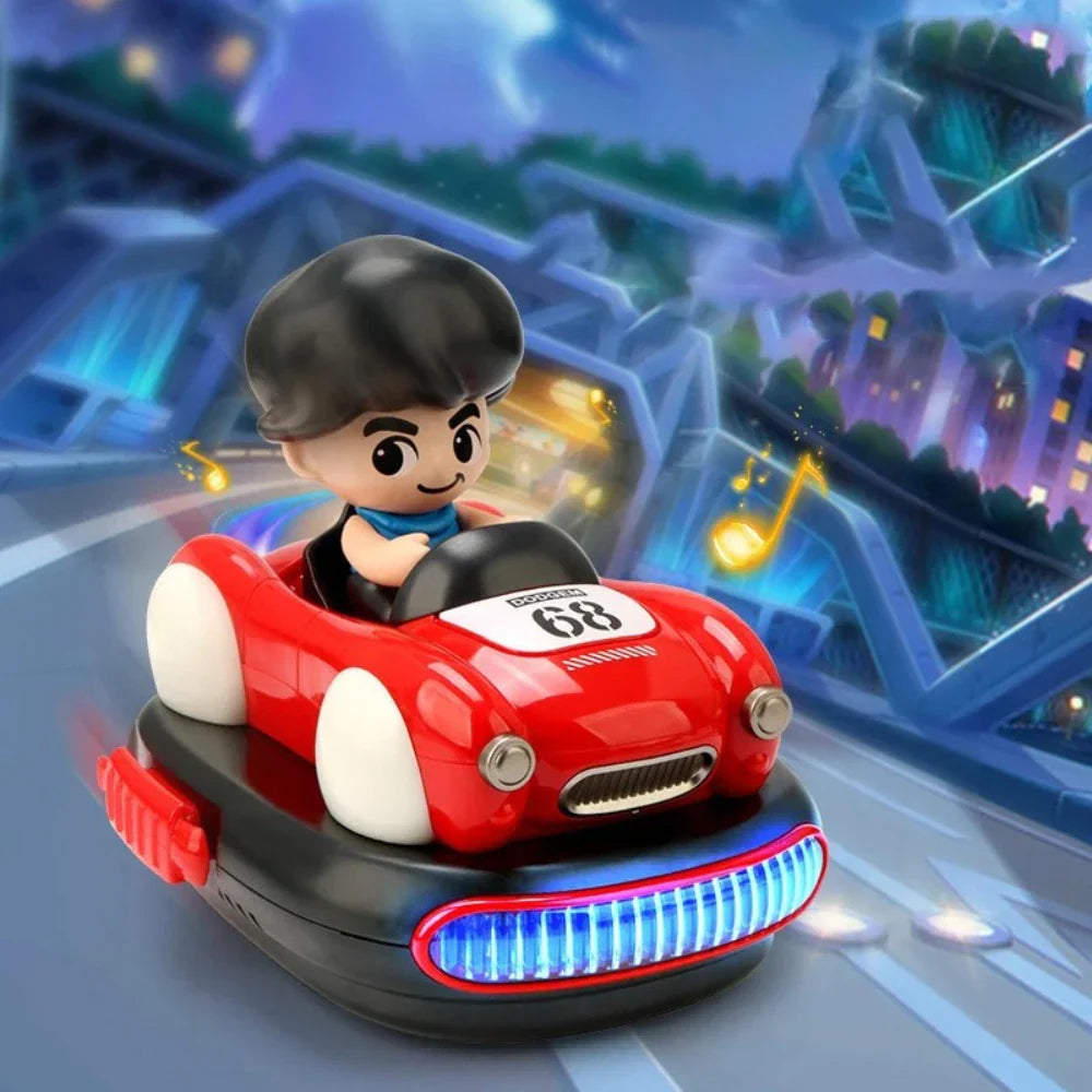 Set de Autitos Chocadores a Control Remoto Piloto Bumper Car